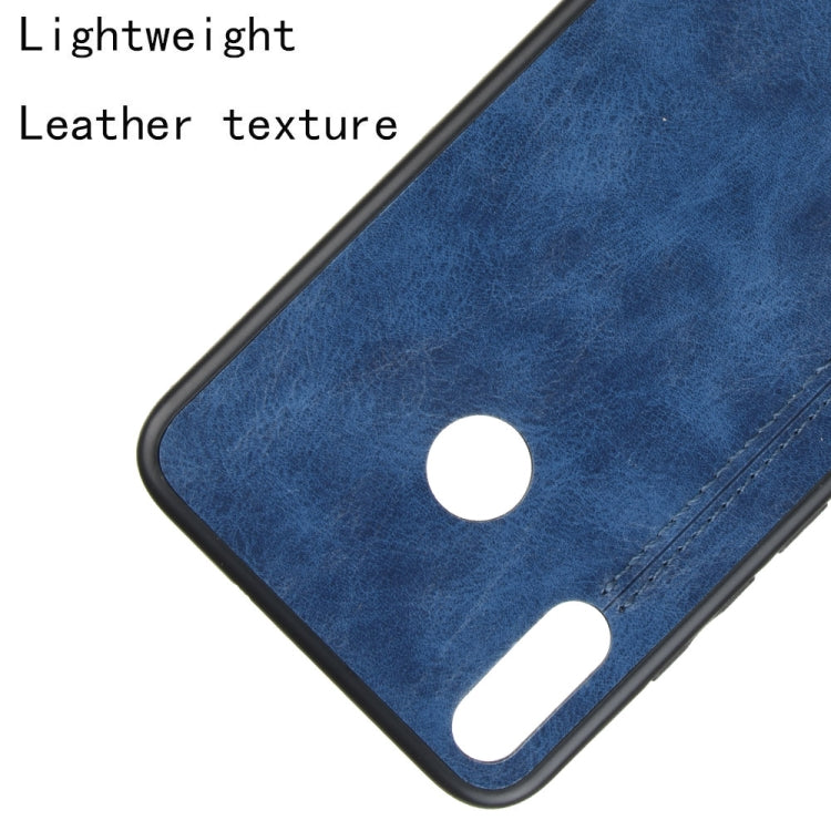 For Huawei Honor 8X Shockproof Sewing Cow Pattern Skin PC + PU + TPU Case