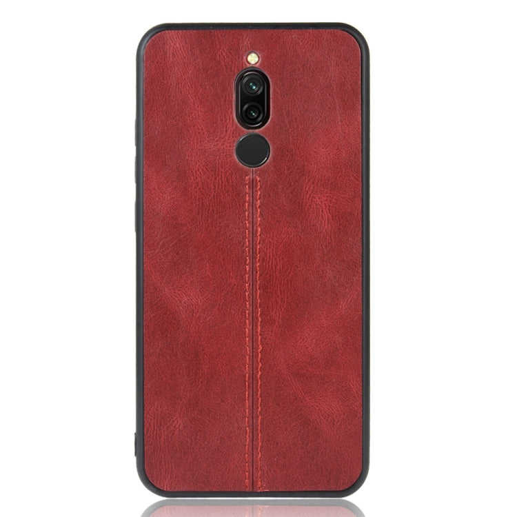 For Xiaomi Redmi 8 Shockproof Sewing Cow Pattern Skin PC + PU + TPU Case