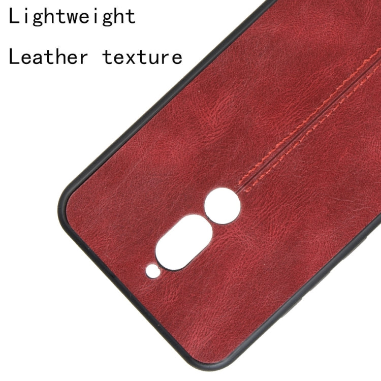 For Xiaomi Redmi 8 Shockproof Sewing Cow Pattern Skin PC + PU + TPU Case