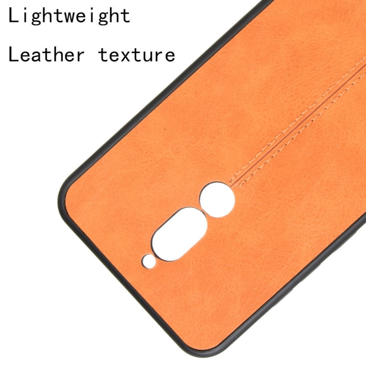 For Xiaomi Redmi 8 Shockproof Sewing Cow Pattern Skin PC + PU + TPU Case