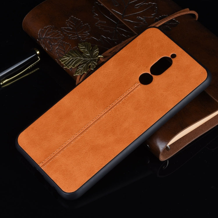 For Xiaomi Redmi 8 Shockproof Sewing Cow Pattern Skin PC + PU + TPU Case