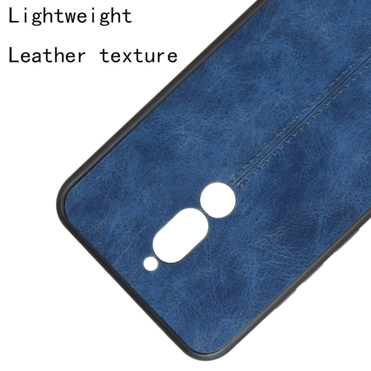 For Xiaomi Redmi 8 Shockproof Sewing Cow Pattern Skin PC + PU + TPU Case