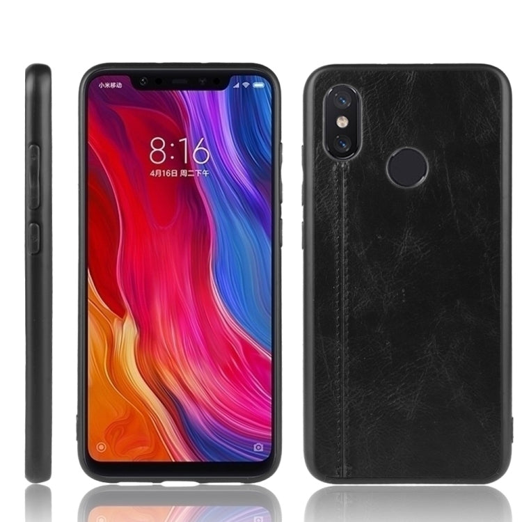 For Xiaomi Mi 8 SE Shockproof Sewing Cow Pattern Skin PC + PU + TPU Case