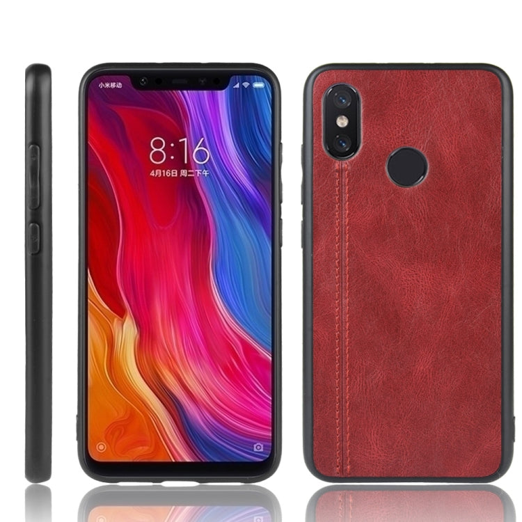 For Xiaomi Mi 8 SE Shockproof Sewing Cow Pattern Skin PC + PU + TPU Case