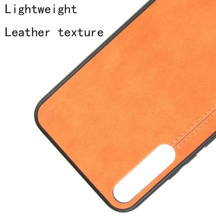 For Huawei Enjoy 10 Shockproof Sewing Cow Pattern Skin PC + PU + TPU Case