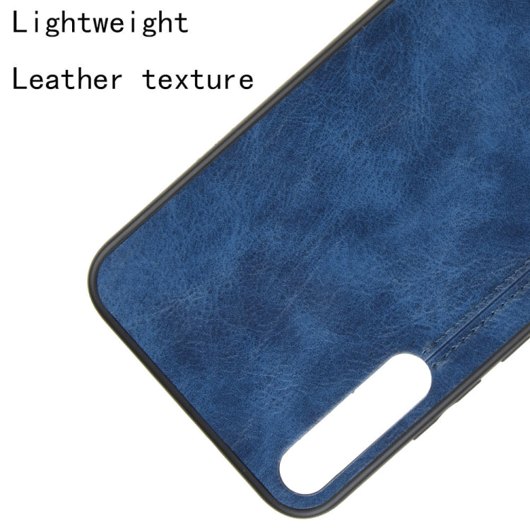 For Huawei Enjoy 10 Shockproof Sewing Cow Pattern Skin PC + PU + TPU Case