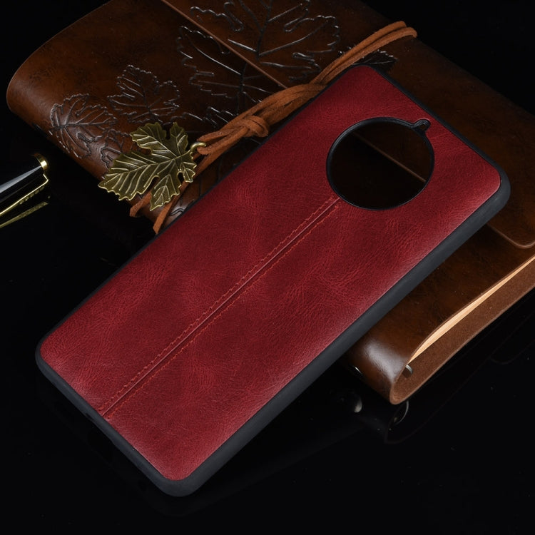 For Nokia 9 PureView Shockproof Sewing Cow Pattern Skin PC + PU + TPU Case