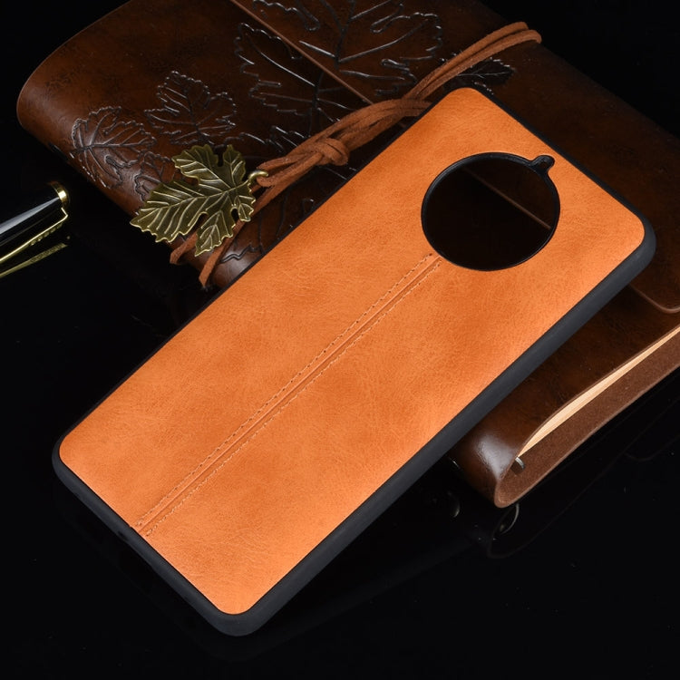 For Nokia 9 PureView Shockproof Sewing Cow Pattern Skin PC + PU + TPU Case