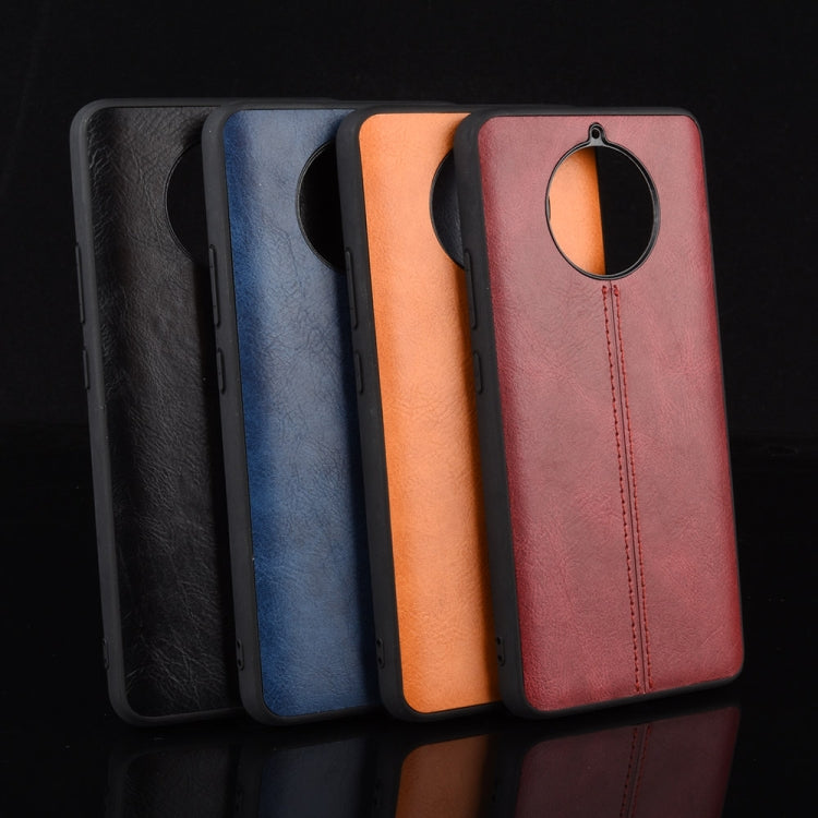 For Nokia 9 PureView Shockproof Sewing Cow Pattern Skin PC + PU + TPU Case