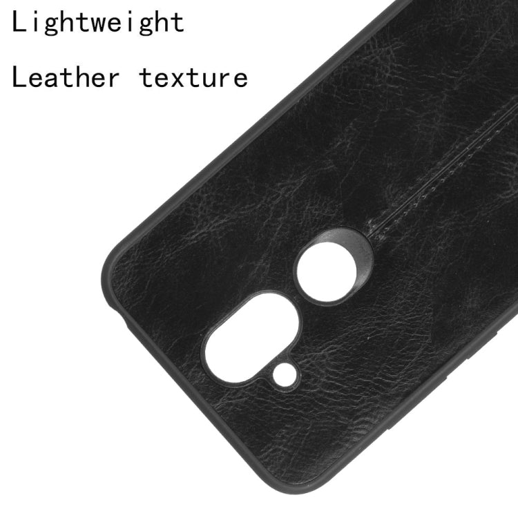 For Nokia 8.1/Nokia X7 Shockproof Sewing Cow Pattern Skin PC + PU + TPU Case