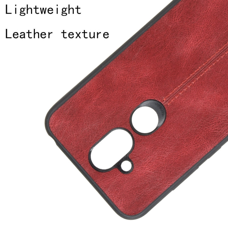 For Nokia 8.1/Nokia X7 Shockproof Sewing Cow Pattern Skin PC + PU + TPU Case