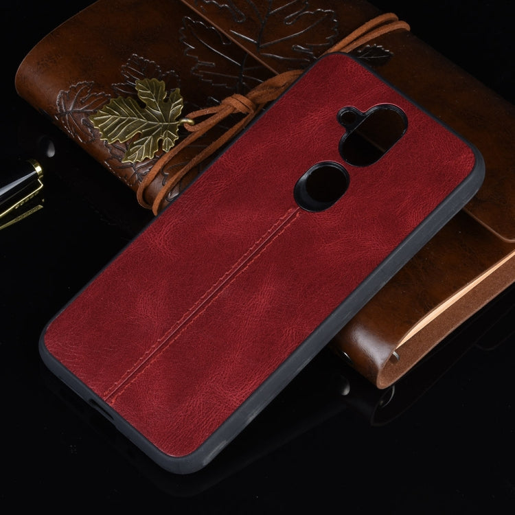 For Nokia 8.1/Nokia X7 Shockproof Sewing Cow Pattern Skin PC + PU + TPU Case