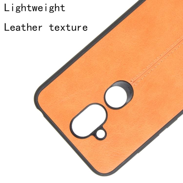 For Nokia 8.1/Nokia X7 Shockproof Sewing Cow Pattern Skin PC + PU + TPU Case