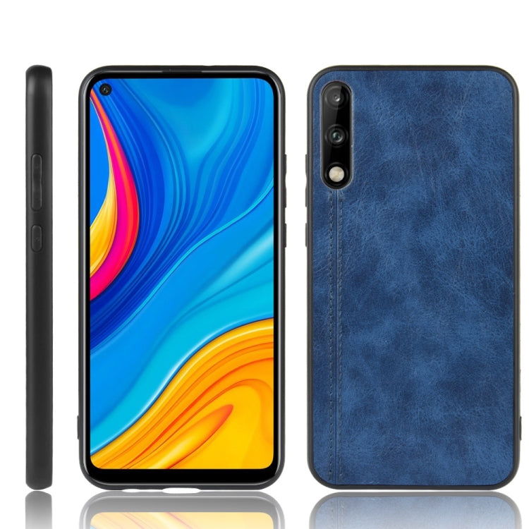 For Huawei Honor Play 3 Shockproof Sewing Cow Pattern Skin PC + PU + TPU Case