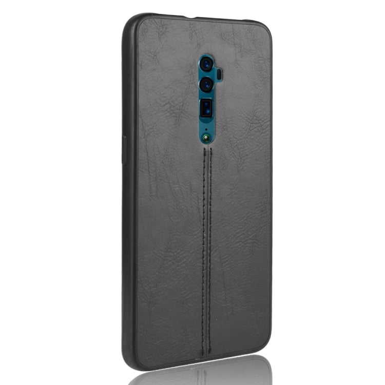 For Oppo Reno 10x zoom Shockproof Sewing Cow Pattern Skin PC + PU + TPU Case