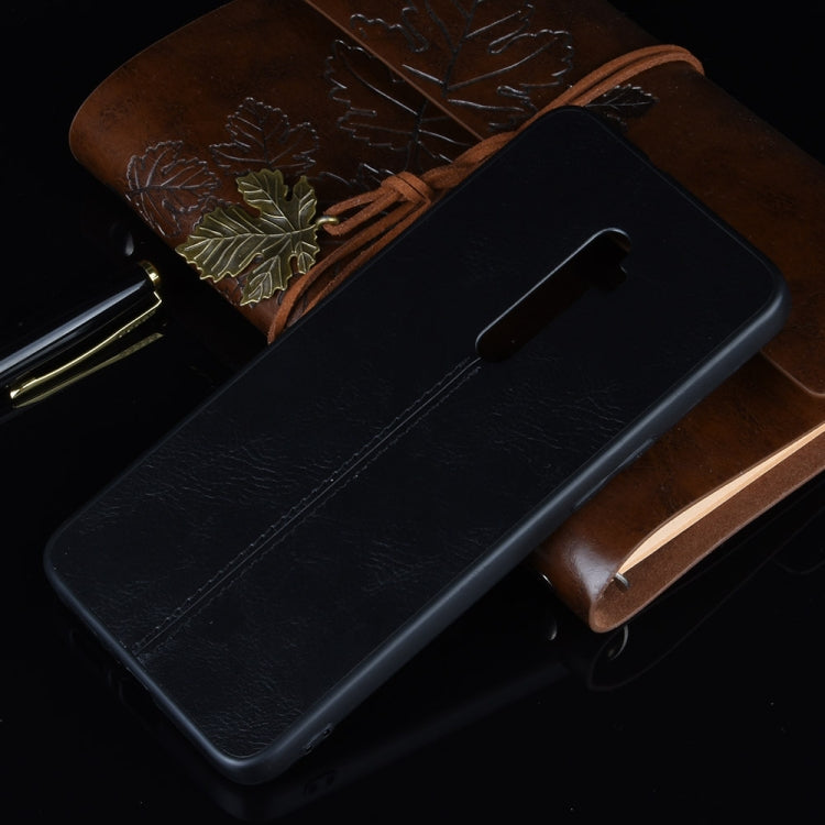 For Oppo Reno 10x zoom Shockproof Sewing Cow Pattern Skin PC + PU + TPU Case