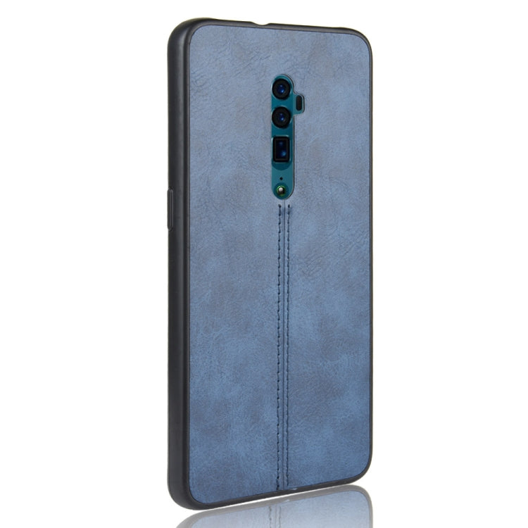 For Oppo Reno 10x zoom Shockproof Sewing Cow Pattern Skin PC + PU + TPU Case