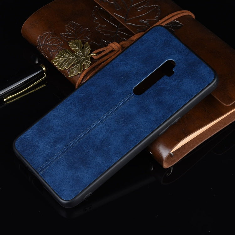 For Oppo Reno 10x zoom Shockproof Sewing Cow Pattern Skin PC + PU + TPU Case