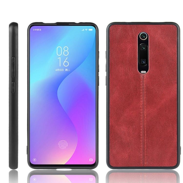 For Xiaomi Redmi K20/k20 Pro Shockproof Sewing Cow Pattern Skin PC + PU + TPU Case