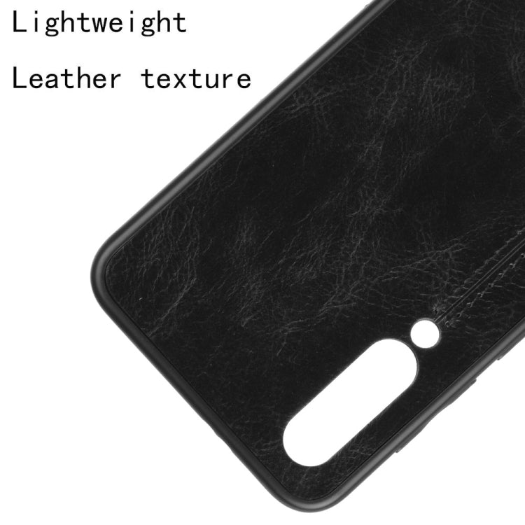 For Xiaomi Mi 9 SE Shockproof Sewing Cow Pattern Skin PC + PU + TPU Case