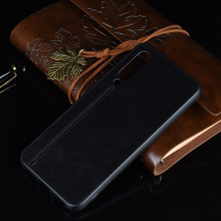 For Xiaomi Mi 9 SE Shockproof Sewing Cow Pattern Skin PC + PU + TPU Case