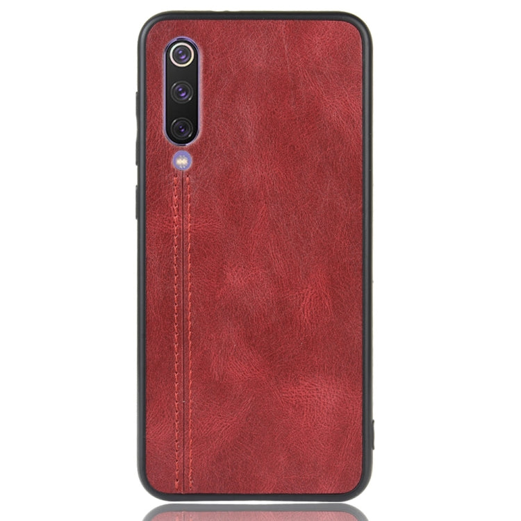 For Xiaomi Mi 9 SE Shockproof Sewing Cow Pattern Skin PC + PU + TPU Case