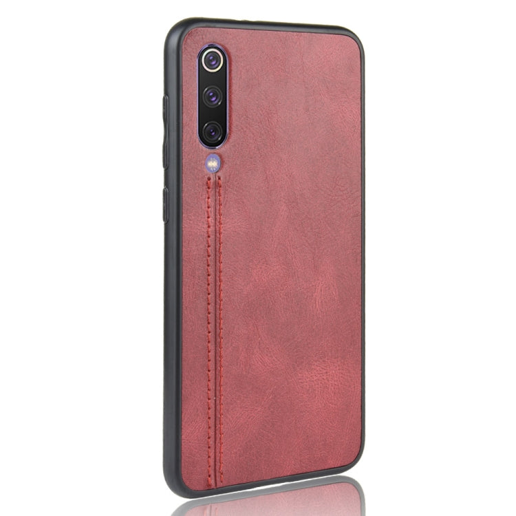 For Xiaomi Mi 9 SE Shockproof Sewing Cow Pattern Skin PC + PU + TPU Case