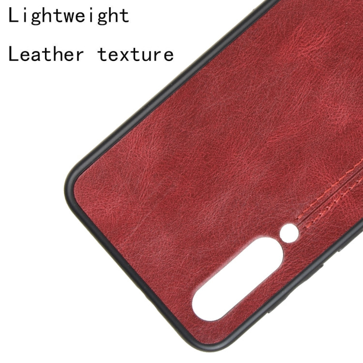 For Xiaomi Mi 9 SE Shockproof Sewing Cow Pattern Skin PC + PU + TPU Case