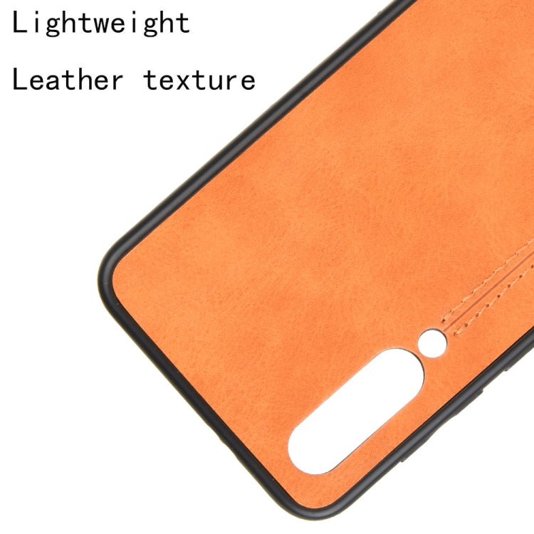 For Xiaomi Mi 9 SE Shockproof Sewing Cow Pattern Skin PC + PU + TPU Case