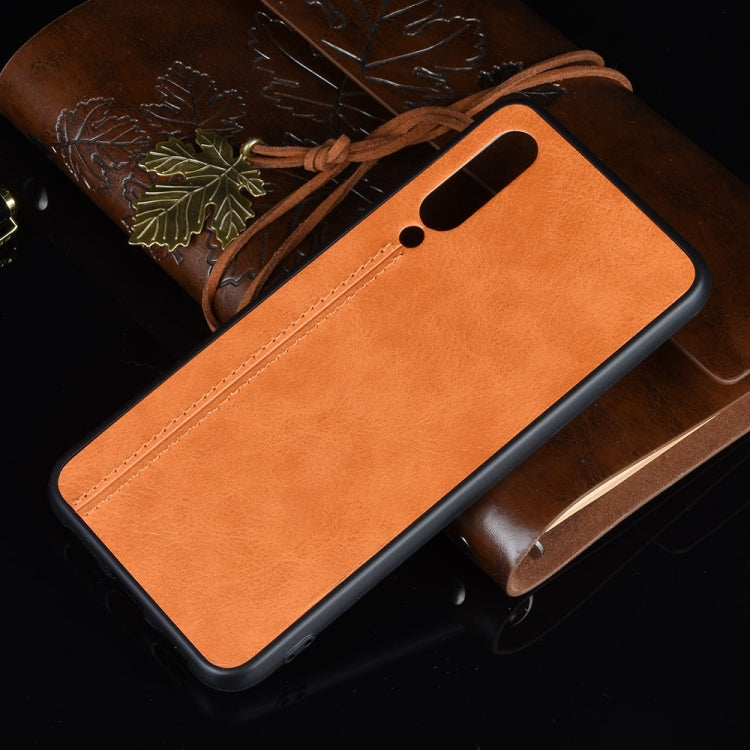 For Xiaomi Mi 9 SE Shockproof Sewing Cow Pattern Skin PC + PU + TPU Case