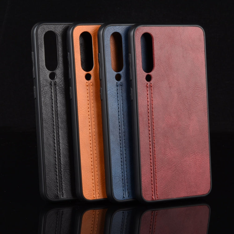 For Xiaomi Mi 9 SE Shockproof Sewing Cow Pattern Skin PC + PU + TPU Case