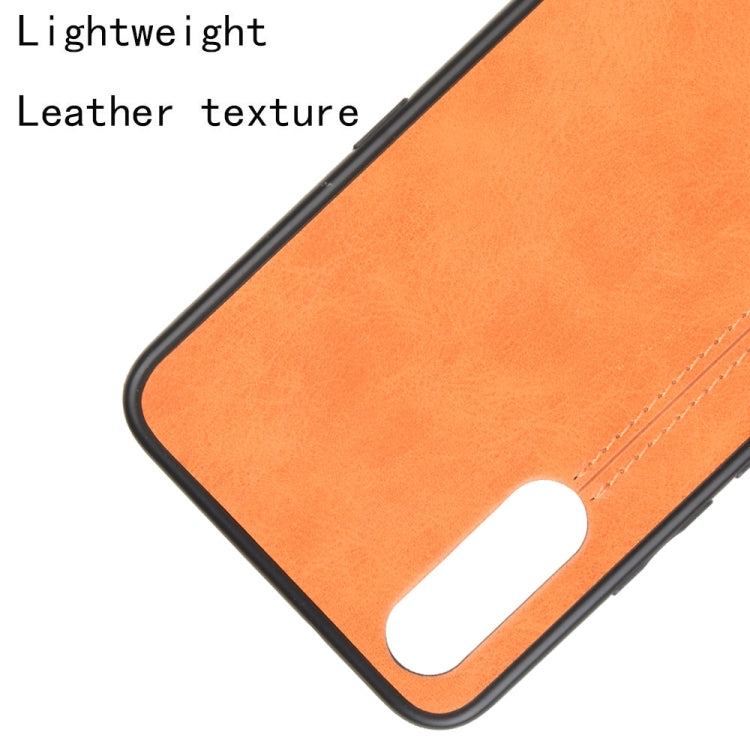 For Vivo S1/iQOO Neo/Y7s Shockproof Sewing Cow Pattern Skin PC + PU + TPU Case