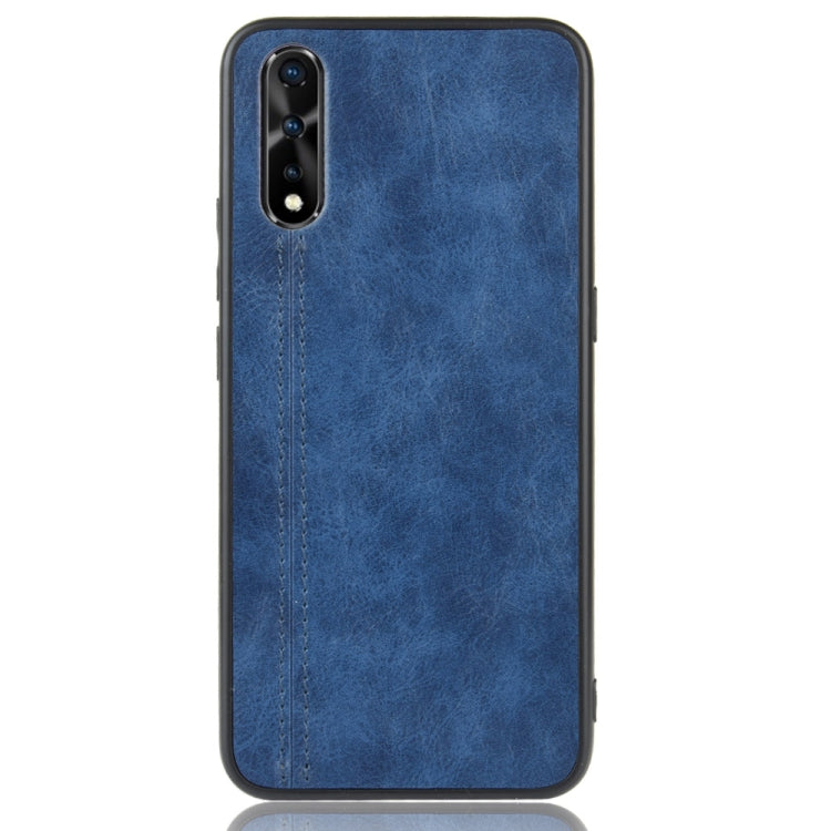 For Vivo S1/iQOO Neo/Y7s Shockproof Sewing Cow Pattern Skin PC + PU + TPU Case