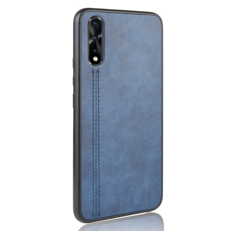 For Vivo S1/iQOO Neo/Y7s Shockproof Sewing Cow Pattern Skin PC + PU + TPU Case