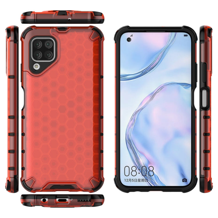 For Huawei Nova 6 SE Shockproof Honeycomb PC + TPU Case