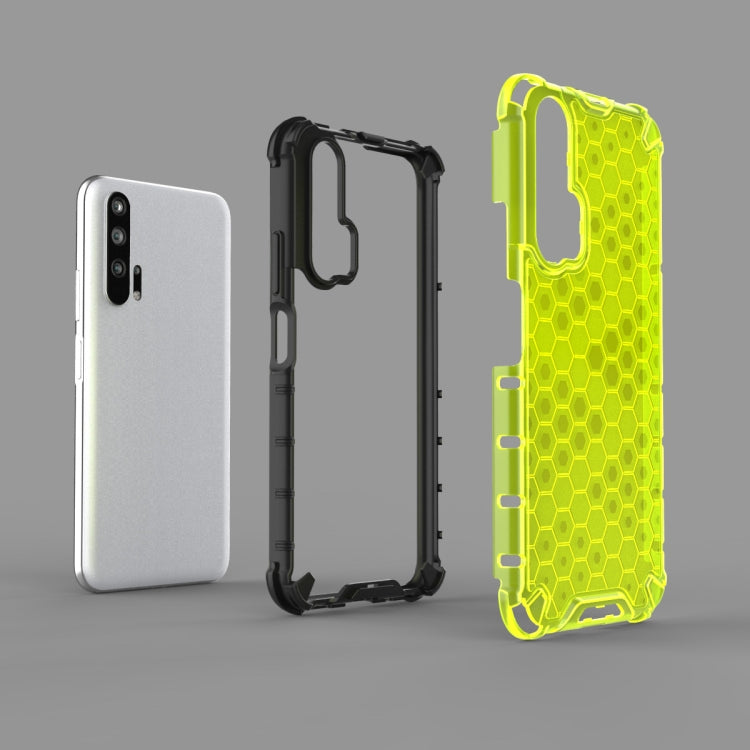 For Huawei Honor 20 Pro Shockproof Honeycomb PC + TPU Case