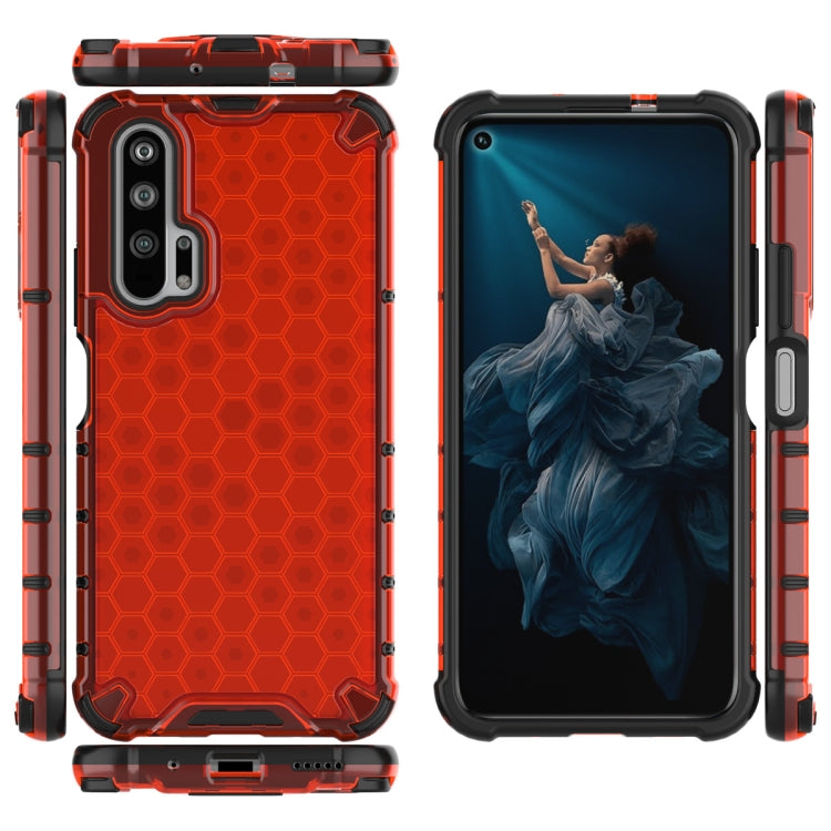 For Huawei Honor 20 Pro Shockproof Honeycomb PC + TPU Case