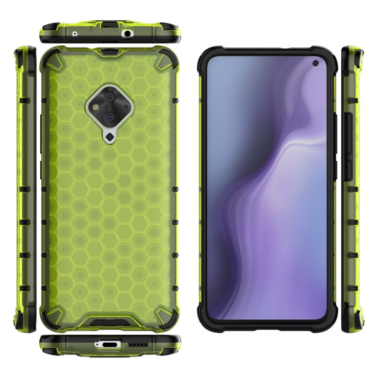 For Vivo S5  Shockproof Honeycomb PC + TPU Case