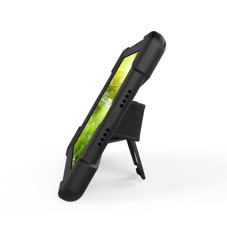 For Amazon fire 7 (2017)(2019) 360 Degree Rotation PC + Silicone Protective Case with Holder & Hand-strap