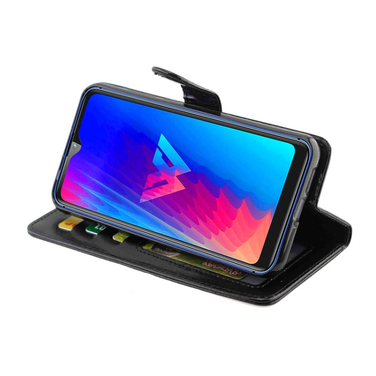 For LG W30 Crazy Horse Texture Leather Horizontal Flip Protective Case with Holder & Card Slots & Wallet & Photo Frame