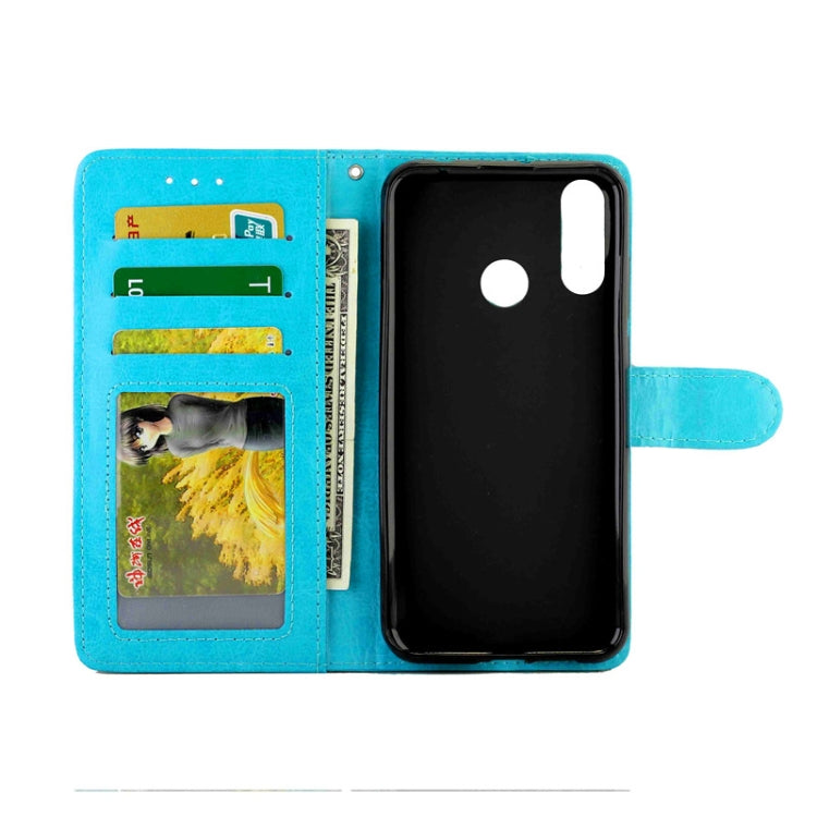 For LG W30 Crazy Horse Texture Leather Horizontal Flip Protective Case with Holder & Card Slots & Wallet & Photo Frame