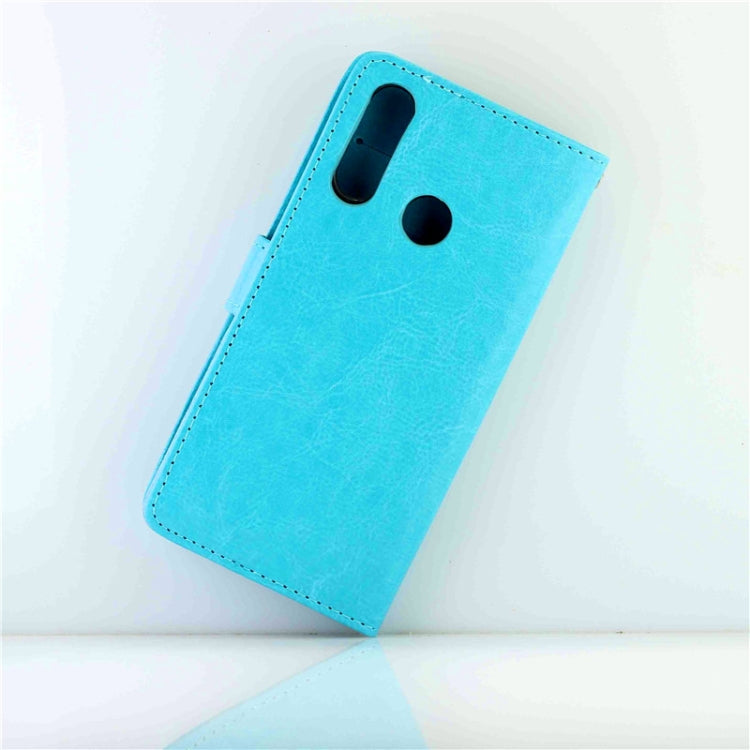 For LG W30 Crazy Horse Texture Leather Horizontal Flip Protective Case with Holder & Card Slots & Wallet & Photo Frame