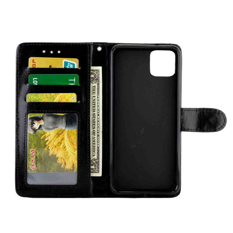 For Google Pixel4 XL Crazy Horse Texture Leather Horizontal Flip Protective Case with Holder & Card Slots & Wallet & Photo Frame