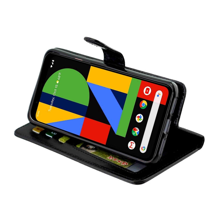 For Google Pixel4 XL Crazy Horse Texture Leather Horizontal Flip Protective Case with Holder & Card Slots & Wallet & Photo Frame