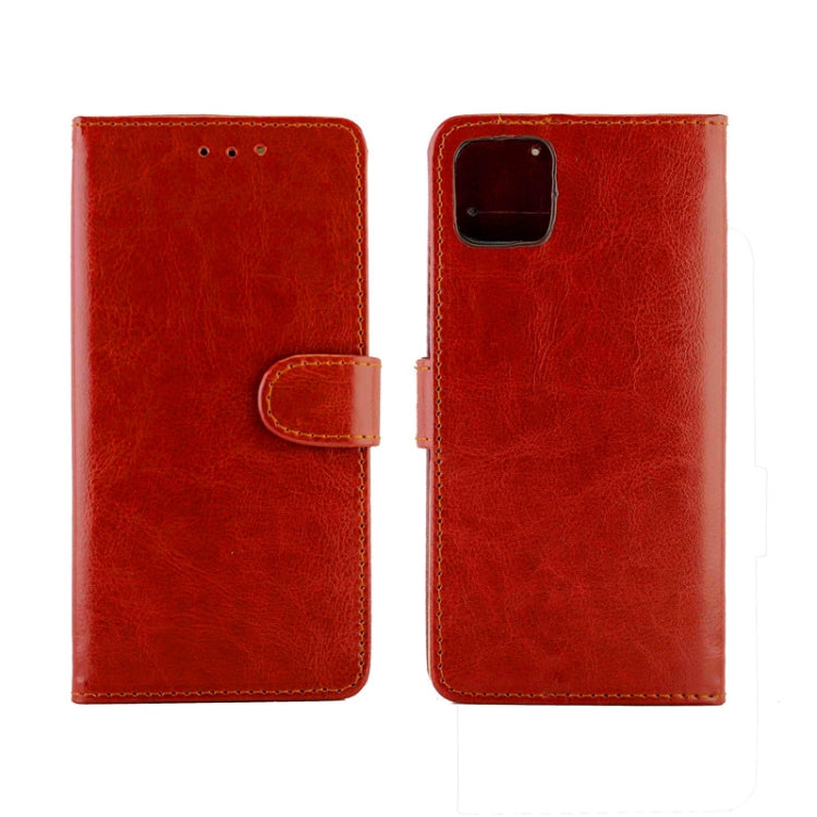 For Google Pixel4 XL Crazy Horse Texture Leather Horizontal Flip Protective Case with Holder & Card Slots & Wallet & Photo Frame