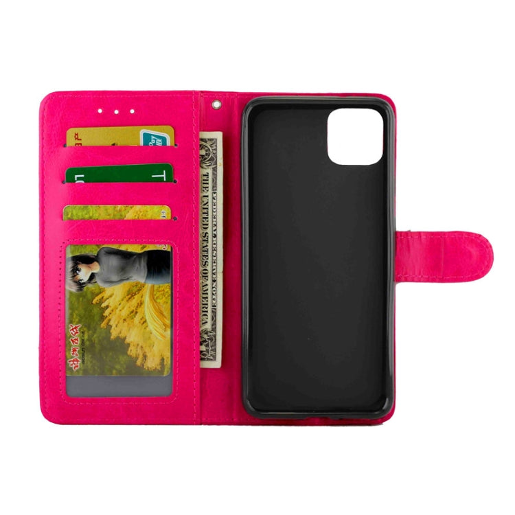 For Google Pixel4 XL Crazy Horse Texture Leather Horizontal Flip Protective Case with Holder & Card Slots & Wallet & Photo Frame