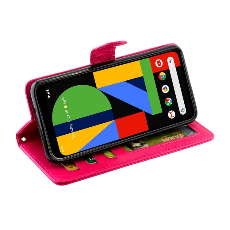 For Google Pixel4 XL Crazy Horse Texture Leather Horizontal Flip Protective Case with Holder & Card Slots & Wallet & Photo Frame