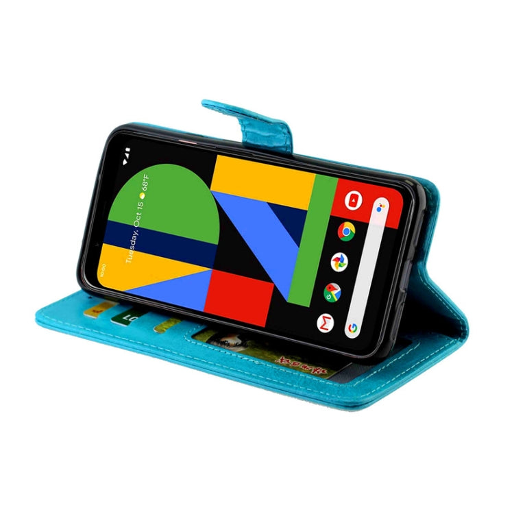 For Google Pixel4 XL Crazy Horse Texture Leather Horizontal Flip Protective Case with Holder & Card Slots & Wallet & Photo Frame