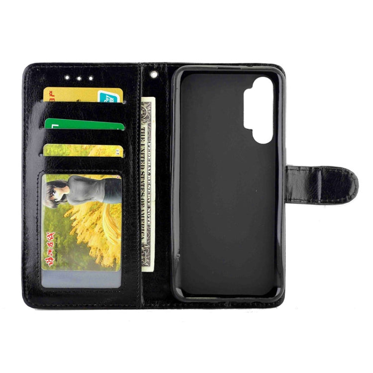 For OPPO Realme XT/X2 Crazy Horse Texture Leather Horizontal Flip Protective Case with Holder & Card Slots & Wallet & Photo Frame