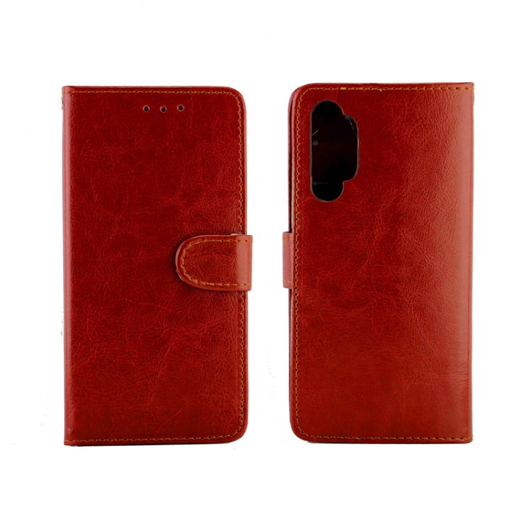 For OPPO Realme XT/X2 Crazy Horse Texture Leather Horizontal Flip Protective Case with Holder & Card Slots & Wallet & Photo Frame